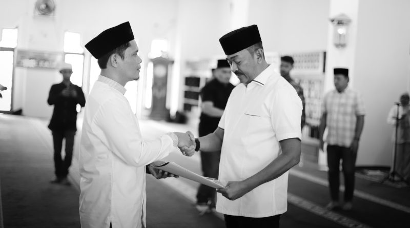 Anwar Siregar Dikukuhkan sebagai Ketua BKM Masjid Agung Nur Alan Nur