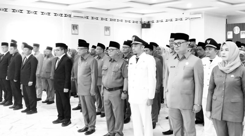 Saipullah Lantik Enam Kepala OPD dan 160 Pejabat Lain