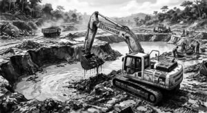 Di Tengah Penyelidikan, Alat Berat PETI Leluasa Acak-acak Lahan KUD Rimbo Tuo